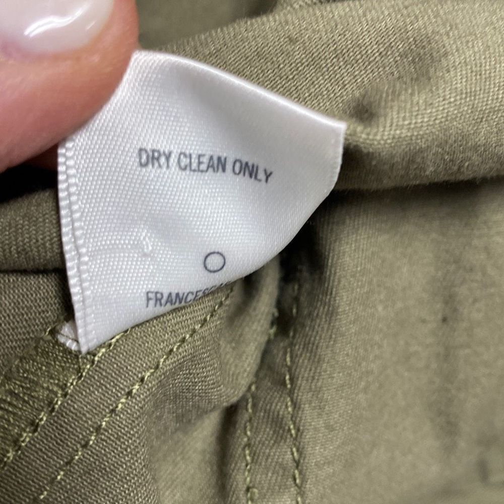 Miami Army Green Embroidered Utility Jacket Size Small - Picture 7 of 7